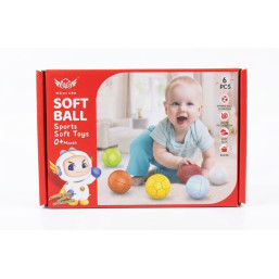 Soft Rubber Ball 6 Pcs